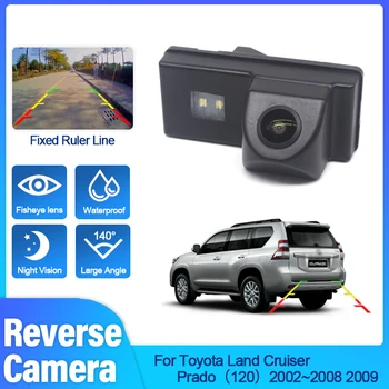 HD Night Vision Fisheye 1080P Camera cu Vedere în Spate Pentru Toyota Land Cruiser Prado（120）2002~2006 2007 2008 2009 Mașină de Rezervă Monitor