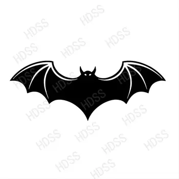 HDSS - Model Bat Vii Decorative animale Auto Autocolante de Vinil Reflectorizant caroserie Decal Negru