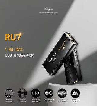 HIFI cayin RU7 R2R Portabil Decoda 4.4 Echilibrat ureche muntele Android typec telefon Apple mici coada