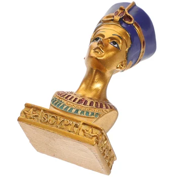 Home Decor Antic Nefertiti, Regina Egiptului Bust Ornament, Podoabă Sculptură Figurine Faraon Decor Acasă Desktop Figurine