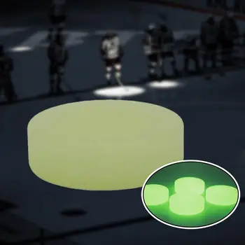 Ice Hockey Puck Strălucire în Întuneric Etaj Puck Lumina Verde Portabil pentru Copii, Adulți de Sport în aer liber Cadouri de Hochei cu Mingea