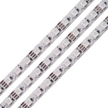 Ingusta Slim 7mm 3535 RGB S Forma LED Banda cu 96 LED-uri/M 84 DE LED-uri/M 12V Flexibil Zig-zag Formă de Șarpe Scrisoare Cuvânt Semn Benzi Colorate