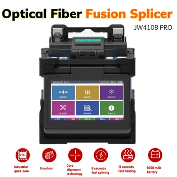 JW4108 Ieftine Panglică Optică FTTH Despicare Mașină de Fibra Optica Fusion Splicer JOINWIT Fibre de Fuziune despicare multi-limba