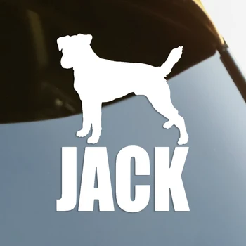 Jack Russell Terrier de Tăiat Mor de Vinil Decal Autocolant Auto Impermeabila Auto Decoruri pe caroserie Bara Spate Geam Laptop #S60378