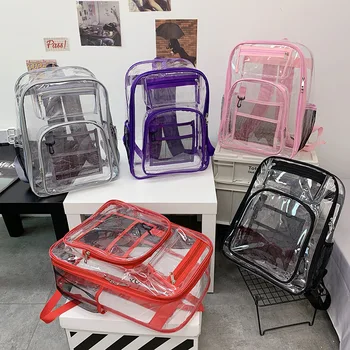 Japonezii De Vară Transparente Dureri De Umăr Geanta Baby Bag Portabile Pe Un Umăr Minimalist Academia Stil De Design Ghiozdan Geantă De Plajă