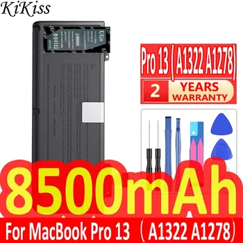KiKiss Puternic Baterie Pro 13 ( A1322 A1278) 8500mAh pentru MacBook Pro 13 