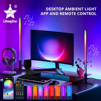 LED Bar RGB Preluare Ritm Lumina de Noapte de Muzică Bluetooth Control de la Distanță APP Noptiera Joc pe Calculator Desktop TV Atmosferă de Lumină