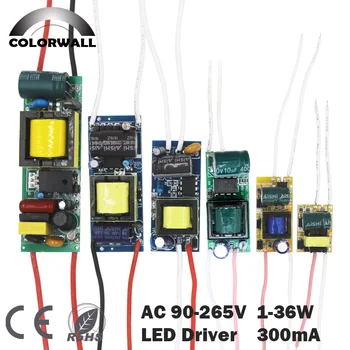 Led Driver 1-36W Intrare AC90-265V Putere Aprovizionare Constantă Transformatoare pentru Lampa Spot Bec Cip