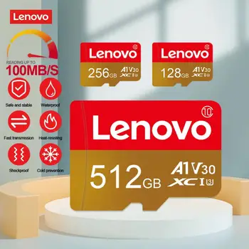 Lenovo Card SD Camera 2TB 1TB 512GB U3 Flash Card de Memorie mini Card Class10 UHSI pentru Camera Card de Memorie de 128GB, 256GB Card TF