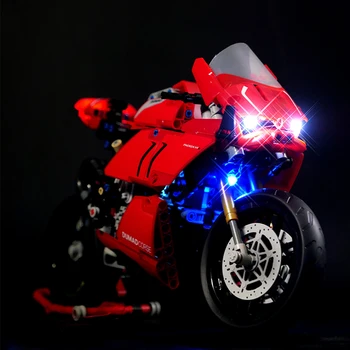 Lumina LED-uri Kit Pentru LEGO 42107 Ducatis Panigale V4 R Blocurile de Cărămidă Jucărie（Numai Lumina LED-uri, Fără Blocuri de Model)
