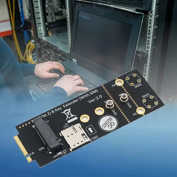 M. 2(unitati solid state) Cheie B Adaptor cu Slot SIM pentru 3G/4G/5G Modulul Suporta Cartela NANO SIM și 3042/3052 Tip M. 2 Tasta B de Dimensiunea unui Card