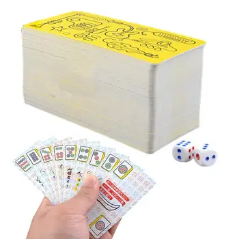 Mahjong Chineză Carti De Joc Mahjong Poker Carti De Joc Joc De Masă Set Pentru Casa Living Mini Mahjong Joc Carti De Joc