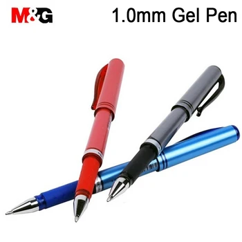 M&G AGP13604 1.0 mm Pixuri cu Gel de capacitate mare negru / albastru/rosu 12buc/cutie