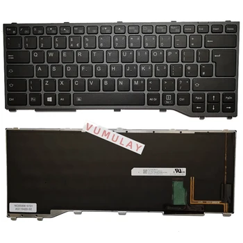 Marea BRITANIE/Italian/German Keyboard pentru FUJITSU LIFEBOOK T937 T938 T939 Notebook-uri Cu Iluminare din spate Cadru