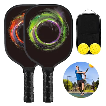 Marinate minge racheta fibra de sticla racheta portabil îngroșat placă rezistentă la racheta badminton sport în aer liber marinate racheta set