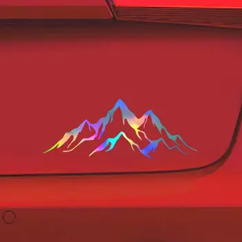 Masina Decor Autocolant de Munte, Model Fin Colorate Vinil Car Styling Decor Autocolant pentru Mașină