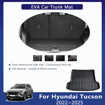 Masina EVA Portbagajul din Spate Mat Pentru Hyundai Tucson NX4 LWB 2022 2023 2024 2025 Impermeabil Depozitare pentru Portbagaj Pad Marfă Covor Accesorii Auto