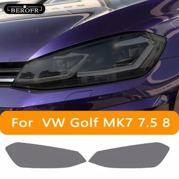Masina Faruri cu Tenta Neagra Film Protector Stop Transparent TPU Autocolant Pentru Volkswagen VW Golf 7 8 MK7 2014-2022 Accesorii