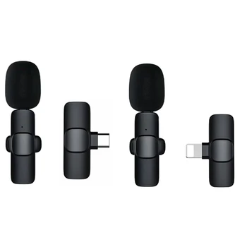 Microfon Lavaliera Wireless Portabil Audio Înregistrare Video Mini Microfon Pentru Jocuri Live De Telefon Mobil Un Microfon