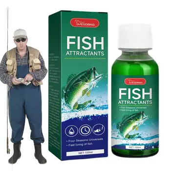 Miros Natural De Pește Momeală De Pescuit, Momeală Parfum Lichid, Echipamente De Pescuit Cu Parfum Puternic Pentru Iazuri, Lacuri De Acumulare Negru