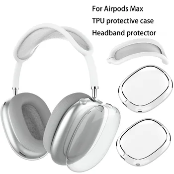 Moale Anti-Zero Capac Transparent Pentru AirPods Max TPU Wireless Antișoc Căști de Protecție Manșon Protector