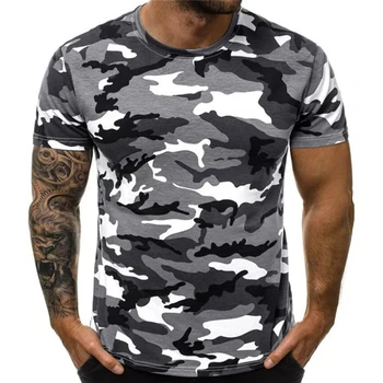 Moda de vara Camuflaj T Shirt de Imprimare 3D Bărbat/ Femei Casual Gât T-Shirt pentru Copii cu Maneci Scurte Topuri Supradimensionate Unisex Haine