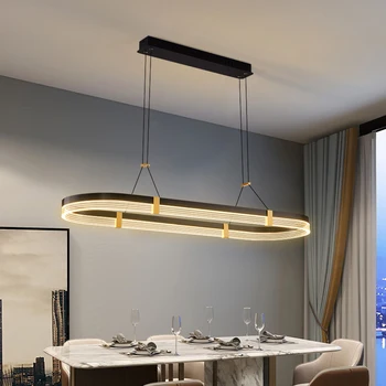 Modernă cu LED-uri Lămpi Suspendate de Tavan Masă Living Lumini Pandantiv Minimalist Restaurant Candelabru Loft Room Decor