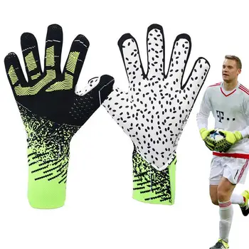 Mănuși de portar de Fotbal Profesionist Mănuși de Portar de Fotbal Mănuși Cu sistem Anti-alunecare Latex Palm Grip Pentru Adulți Și copii, Fotbal