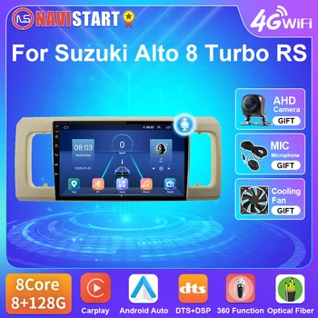 NAVISTART Android 10 Radio Auto Multimedia Player Pentru Suzuki Alto 8 Turbo RS 2014-2021 Carplay Navigare Video 4G WIFI BT 2 Din