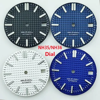 NH35/NH36 dial cadran de Ceas S cadran Verde Luminos 31.5 mm Potrivit pentru NH35/NH36 mișcări accesorii ceas de Ceas, instrumentul de reparare