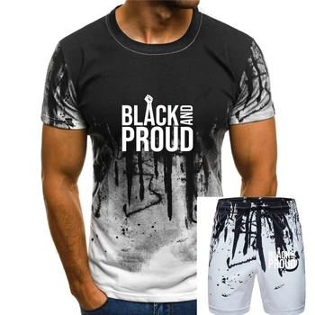 Negru Și Mândru T-Shirt Black History Negru Putere Super-Eroi Lună Tee Top Topuri Tee Tee Shirt