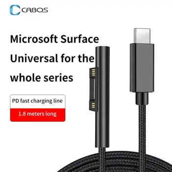 Noi 15V 3A USB de Tip C C PD Putere de Încărcare Cablu de Încărcare Rapidă Cablu Adaptor de Încărcător, pentru Microsoft Surface Pro6 Pro5 Pro4 3