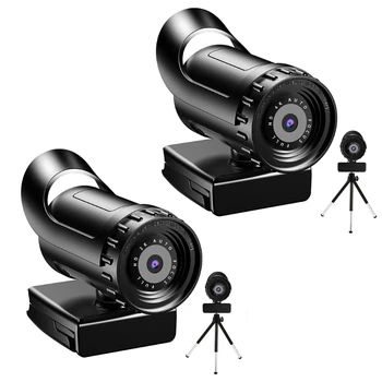 Noi 2K 4K de Înaltă Webcam cu Built-in Microfon, USB 2.0 Plug&pentru Camera de Joaca de Reducere a Zgomotului 120° Wide V