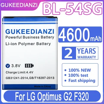 Noi Sosiri BL-54SG 4600mAh Reîncărcabilă Baterie Mobil Pentru LG Optimus G2 F320 F320L F320S F320K Baterii Li-ion