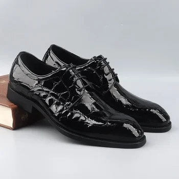 Nouă Oameni de Afaceri Rochie cu Pantofi Subliniat de Dantela-Up Piele naturala Pantofi de Nunta