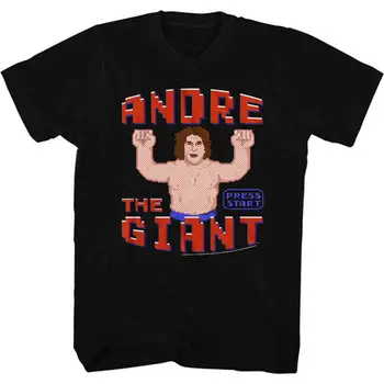 Oamenii lui Andre The Giant distruge Andre T-shirt Negru Mare