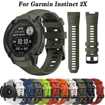 Oficial Silicon Înlocuitor Pentru Garmin Instinct 2X Smartwatch Watchband pentru Garmin Instinct 2X Solare Curea de mână Brățară