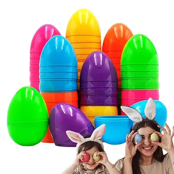 Ouă Completabile 50 Buc Shell Jucării Pentru Paște Completabile Ouă De Paști Jucării Pentru Ouă De Paști Culori Asortate Pentru Petrecere De Paști Și De Paști