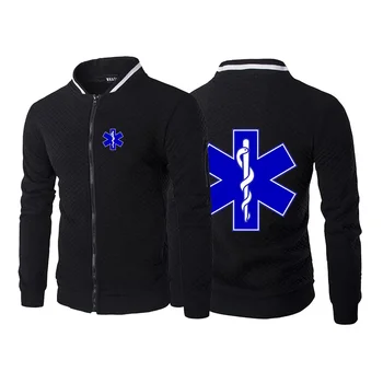 PARAMEDIC Ambulanță de Urgență 2024 Barbati Nouă de Primăvară Și de Toamnă la Modă Imprimarea de Înaltă Calitate, Casual, cu Fermoar de Sus Jachete Îmbrăcăminte