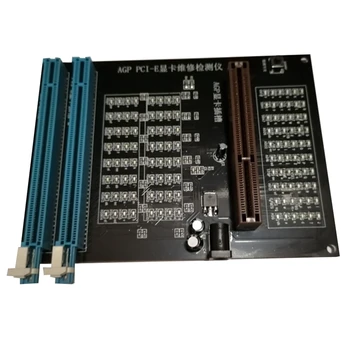 PC-ul AGP PCI-E X16 Dual-Scop Socket Tester Afișa Imaginea Video Card Checker Tester Imagine Card Instrument de Diagnosticare