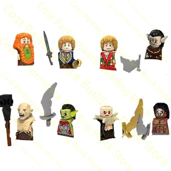 PG8149 Domnul Inele Bombur Blocuri Mini figurina Bilbo Baggins Uruk Hai Azog Weta Yazeng ORCI Războinic Copil Caramida