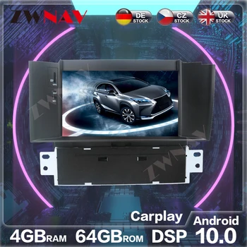 PX6 DSP 4+64G Android 10.0 Auto Multimedia Player Pentru Citroen C4 C4L DS4 2011-2016 auto Gps Navi Auto Stereo Radio, Video, unitate de Cap