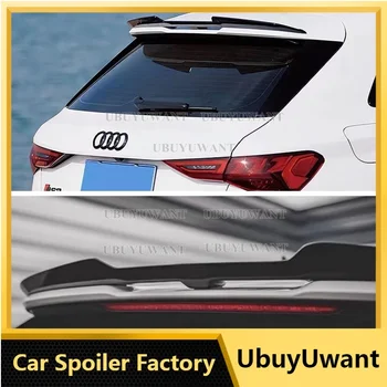 Pentru Audi A3 Hatchback (NUMAI PENTRU SPORT) 2021+ Plastic ABS, Nevopsit Culoare Spoiler Spate Aripa capota Portbagajului Capacul de Styling Auto