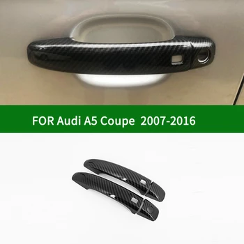 Pentru Audi A5 Coupe 8T3 Cabriolet 8F7 2007-2016 de fibre de carbon model auto 2 mânerul ușii capace de echipare cu telecomanda