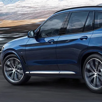 Pentru BMW X3 G01 2018 2019 Corp din Oțel Inoxidabil Benzi Tapiterie Linia Taliei Protecție Accesorii Decor
