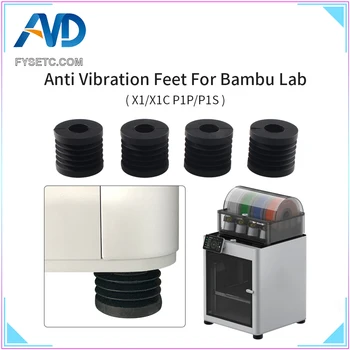 Pentru Bambu Laborator X1/X1 P1P Anti Vibrații Picioare Anti-alunecare Praf-dovada Picior de Cauciuc se Potrivesc P1P P1S Imprimantă 3D