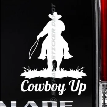 Pentru Cowboy, o Bară de protecție Autocolant Vinil Decal Wild West Vest Camion Țară se potrivesc de Styling Auto