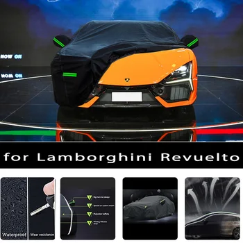 Pentru Lamborghini Revuelto în aer liber Protecție Completă Masina Acoperă stratul de Zăpadă Parasolar rezistent la apa Praf de Exterior accesorii Auto