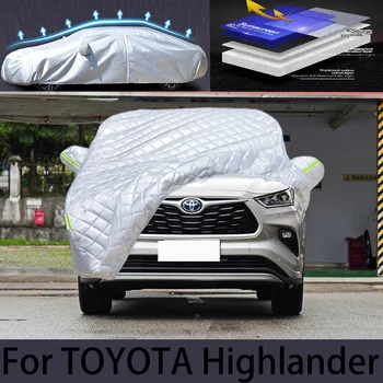 Pentru Toyota Highlander Mașină de grindină capacul de protecție Auto ploaie de protecție protecție împotriva zgârieturilor vopsea peeling masini de protecție îmbrăcăminte