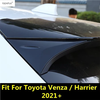 Pentru Toyota Venza / Harrier 2021 -2023 ABS Cromat Fibra de Carbon Negru Masina din Spate Coada Fereastra Paiete Panoul de Spoilere Acoperire Decor Ornamental